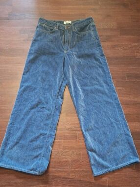 Wrangler Retro Women's Relaxed Wide-Leg Blue Jeans